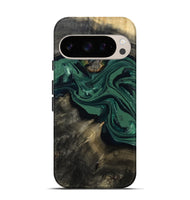 Pixel 10 Wood Live Edge Phone Case - Carol (Green, 802061)