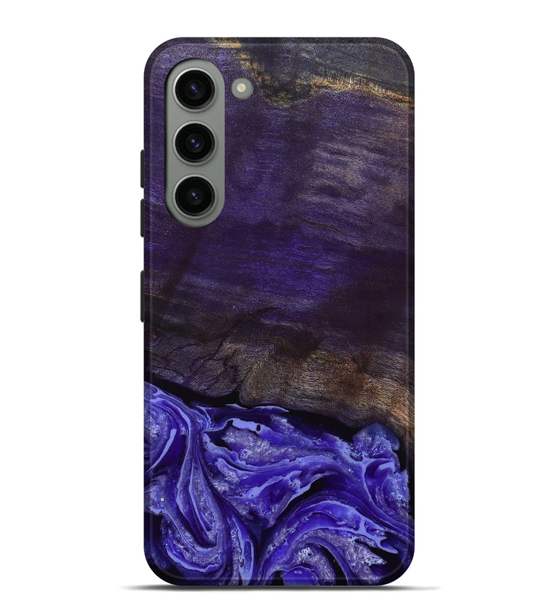 Galaxy S23 Plus Wood Live Edge Phone Case - Abril (Purple, 802062)