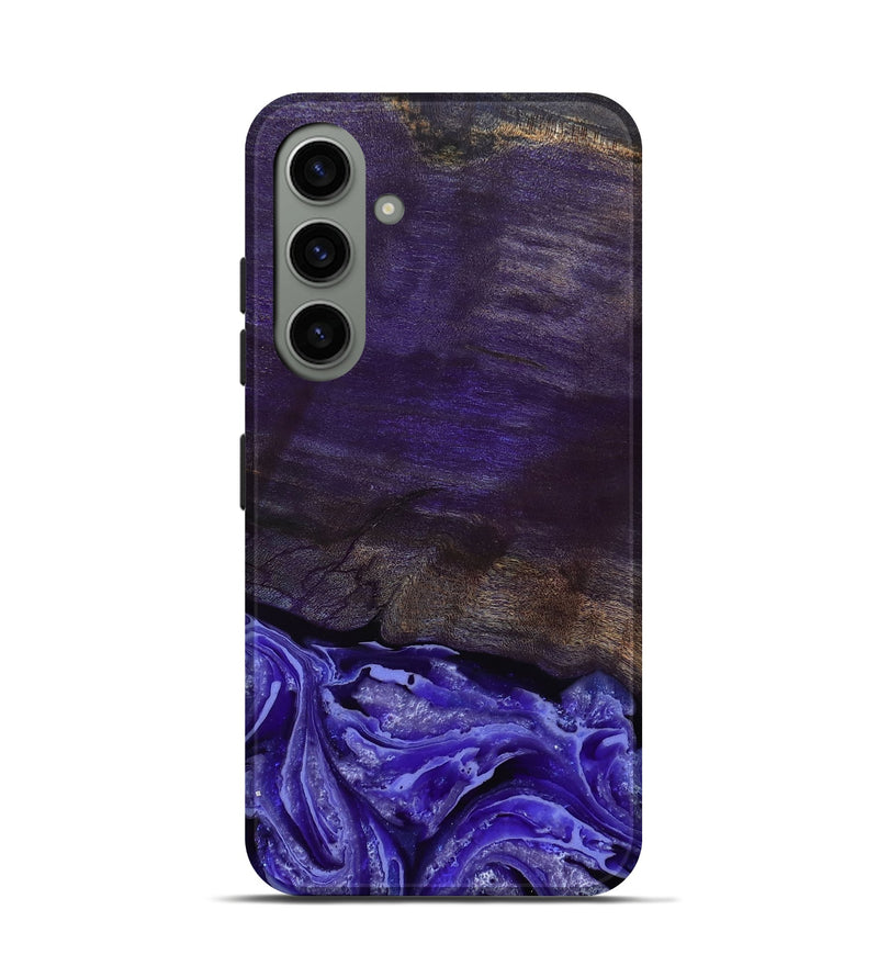 Galaxy S24 Wood Live Edge Phone Case - Abril (Purple, 802062)