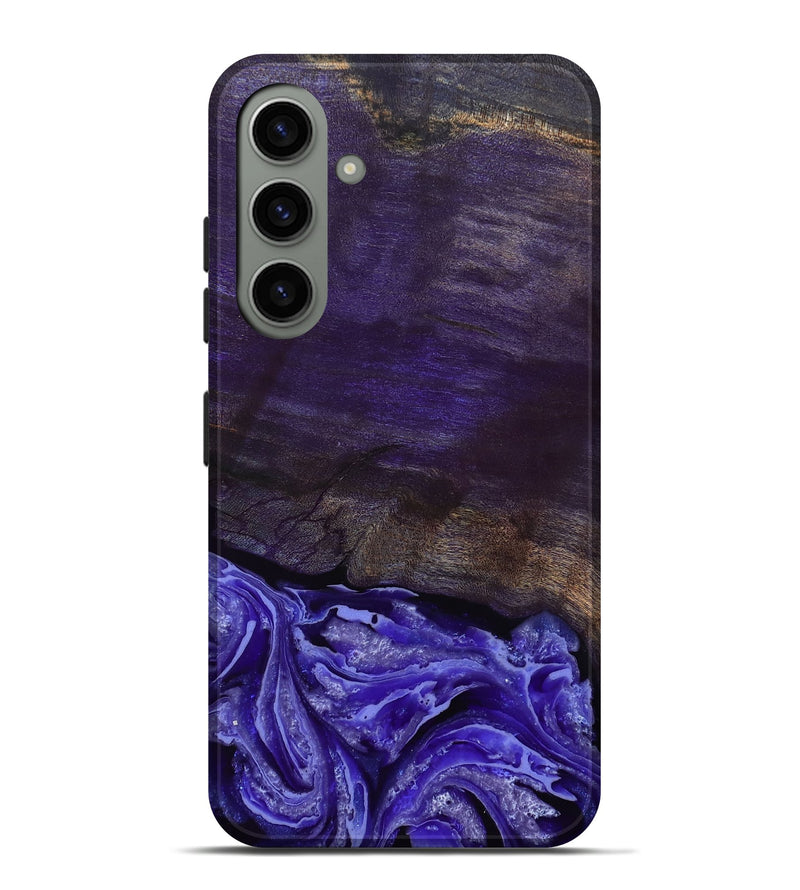 Galaxy S24 Plus Wood Live Edge Phone Case - Abril (Purple, 802062)