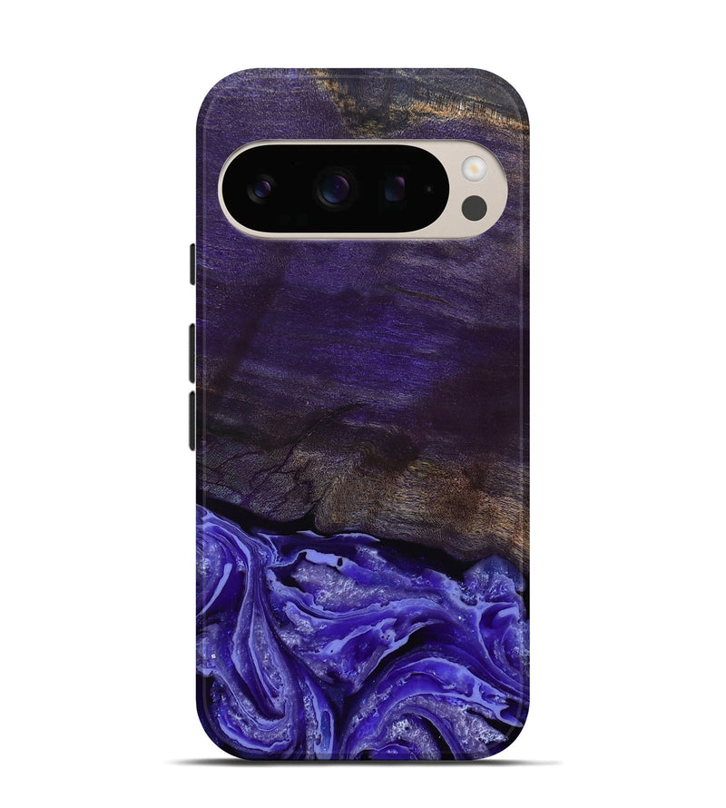 Pixel 10 Wood Live Edge Phone Case - Abril (Purple, 802062)