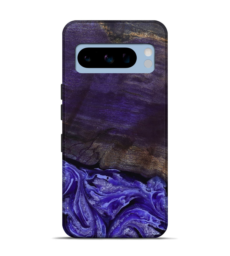 Pixel 8 Pro Wood Live Edge Phone Case - Abril (Purple, 802062)