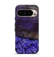 Pixel 9 Pro Wood Live Edge Phone Case - Abril (Purple, 802062)
