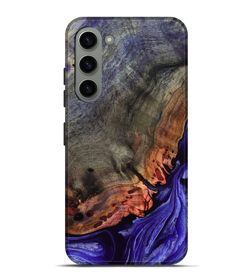 Galaxy S23 Plus Wood Live Edge Phone Case - Israel (Purple, 802064)