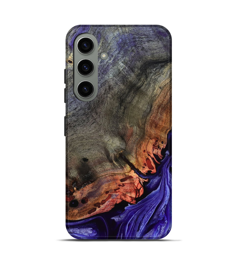 Galaxy S24 Wood Live Edge Phone Case - Israel (Purple, 802064)