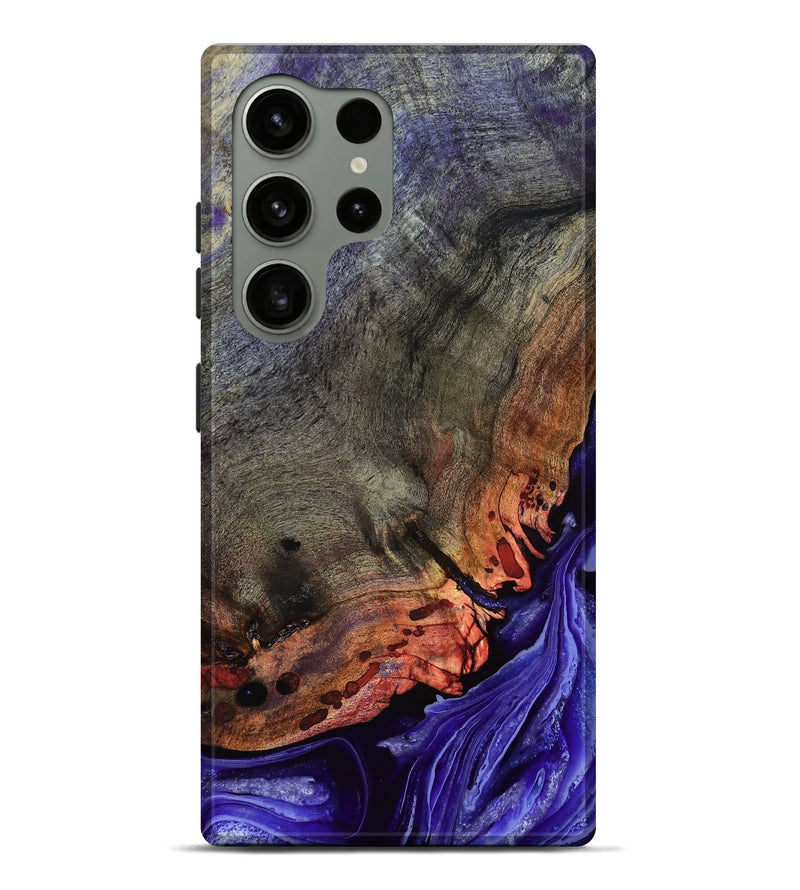 Galaxy S24 Ultra Wood Live Edge Phone Case - Israel (Purple, 802064)