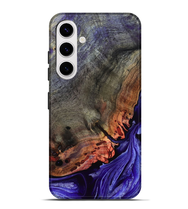 Galaxy S25 Plus Wood Live Edge Phone Case - Israel (Purple, 802064)