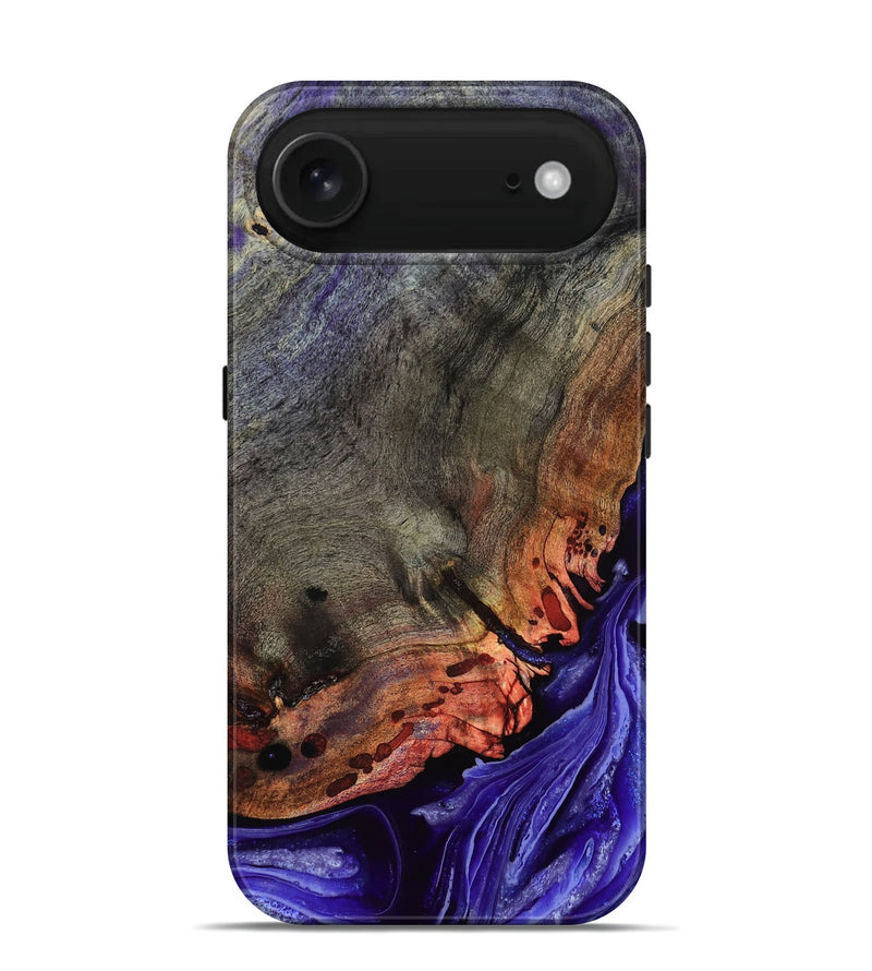 iPhone 17 Air Wood Live Edge Phone Case - Israel (Purple, 802064)