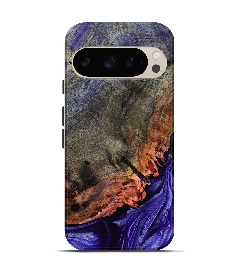 Pixel 10 Pro Wood Live Edge Phone Case - Israel (Purple, 802064)