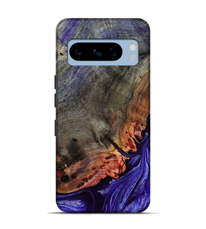 Pixel 8 Pro Wood Live Edge Phone Case - Israel (Purple, 802064)