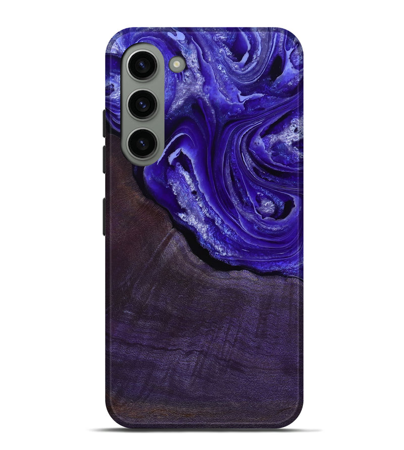 Galaxy S23 Plus Wood Live Edge Phone Case - Nevaeh (Purple, 802065)