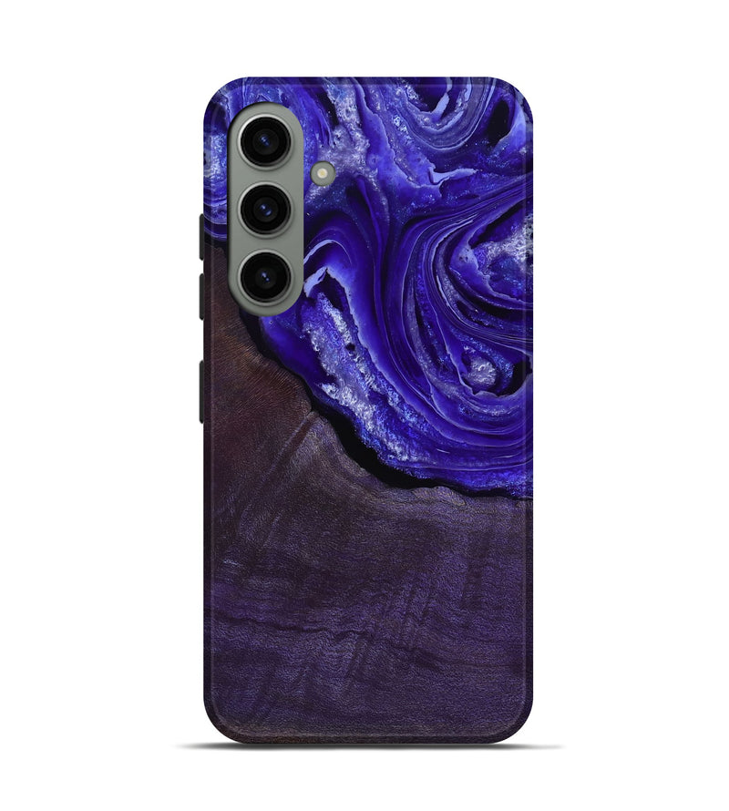 Galaxy S24 Wood Live Edge Phone Case - Nevaeh (Purple, 802065)