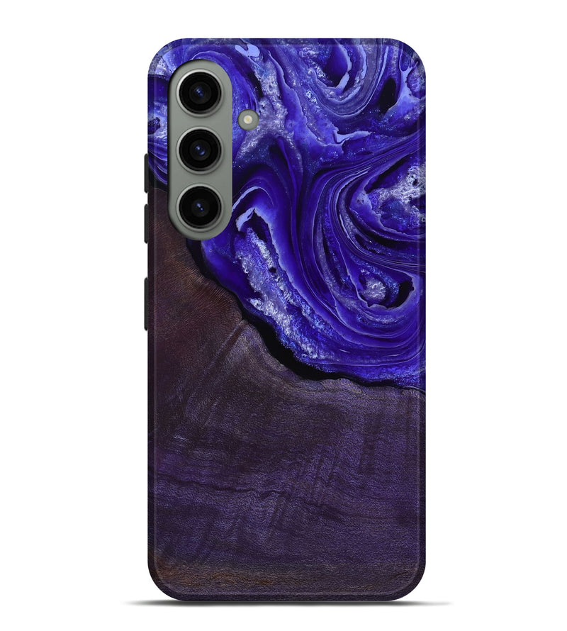 Galaxy S24 Plus Wood Live Edge Phone Case - Nevaeh (Purple, 802065)