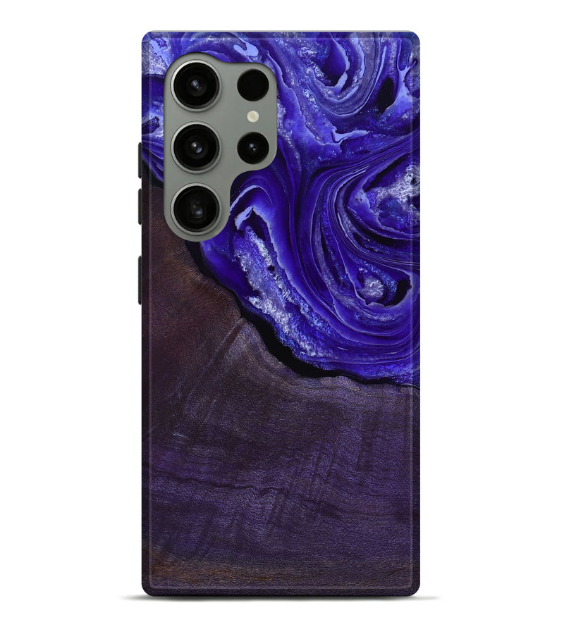 Galaxy S24 Ultra Wood Live Edge Phone Case - Nevaeh (Purple, 802065)