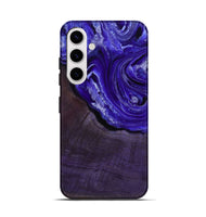 Galaxy S25 Wood Live Edge Phone Case - Nevaeh (Purple, 802065)