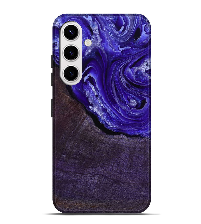 Galaxy S25 Plus Wood Live Edge Phone Case - Nevaeh (Purple, 802065)