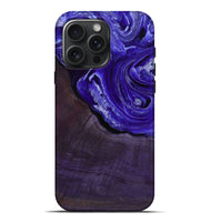 iPhone 16 Pro Max Wood Live Edge Phone Case - Nevaeh (Purple, 802065)