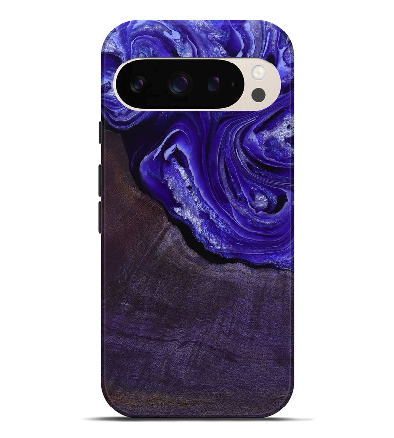 Pixel 10 Pro XL Wood Live Edge Phone Case - Nevaeh (Purple, 802065)