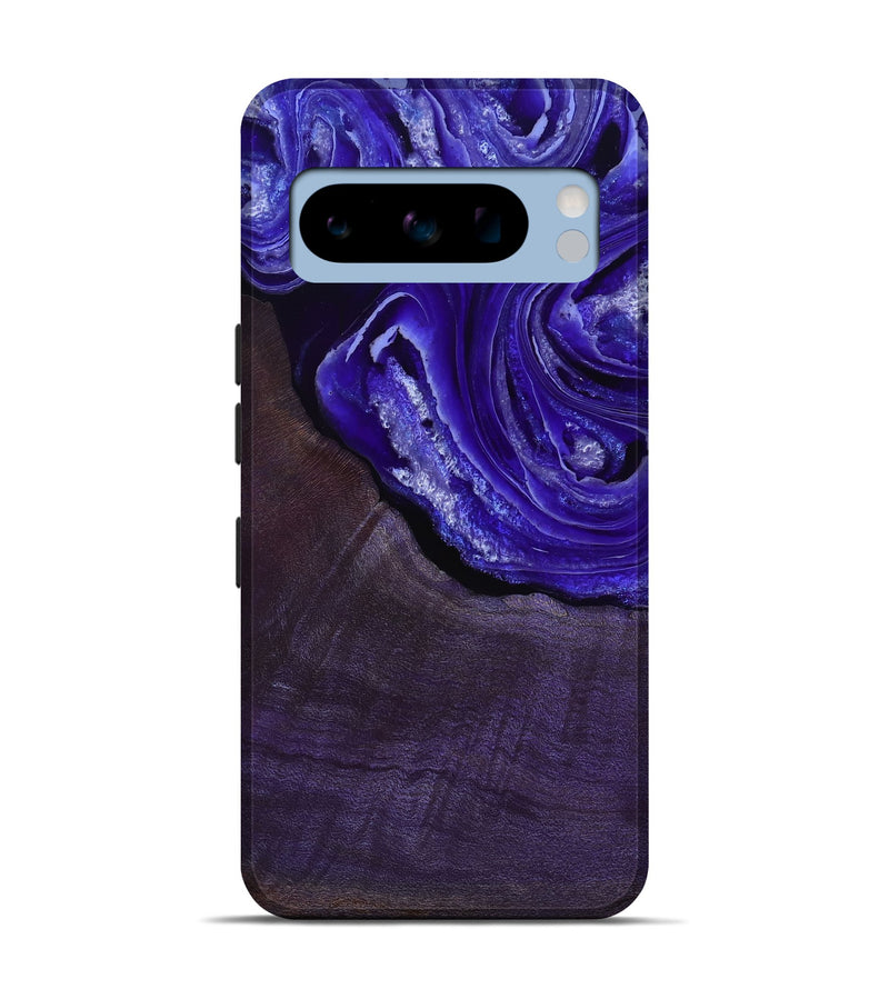 Pixel 8 Pro Wood Live Edge Phone Case - Nevaeh (Purple, 802065)