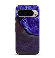 Pixel 9 Wood Live Edge Phone Case - Nevaeh (Purple, 802065)
