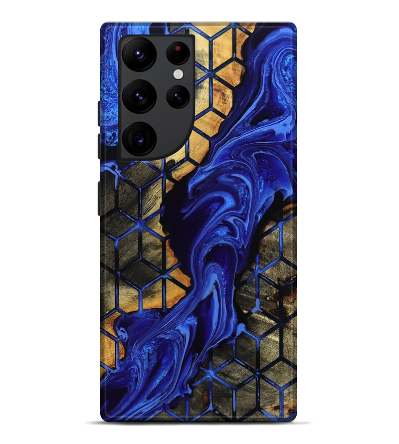 Galaxy S22 Ultra Wood Live Edge Phone Case - Cletus (Pattern, 802066)