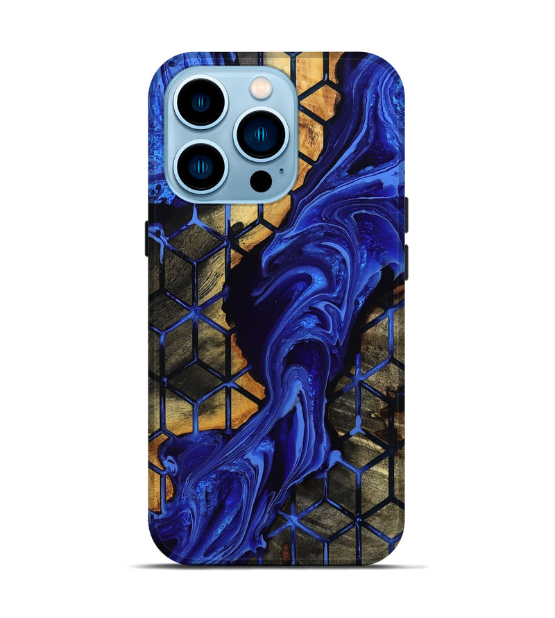 iPhone 14 Pro Wood Live Edge Phone Case - Cletus (Pattern, 802066)