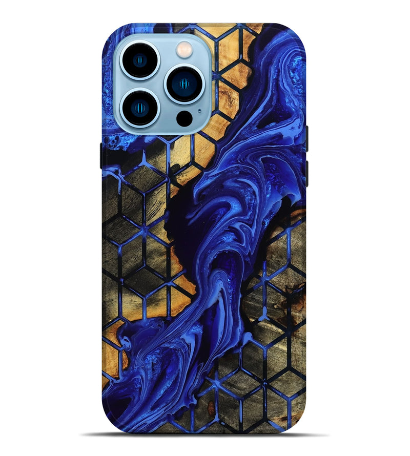 iPhone 14 Pro Max Wood Live Edge Phone Case - Cletus (Pattern, 802066)