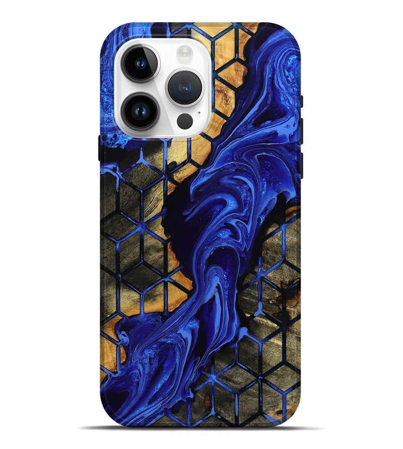 iPhone 15 Pro Max Wood Live Edge Phone Case - Cletus (Pattern, 802066)