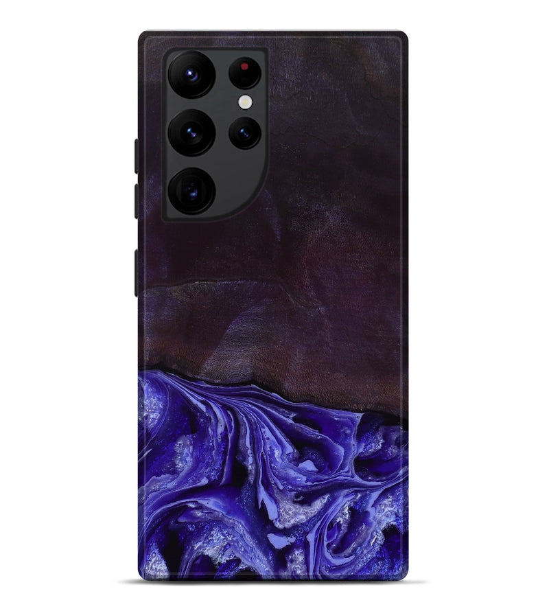 Galaxy S22 Ultra Wood Live Edge Phone Case - Colten (Purple, 802067)