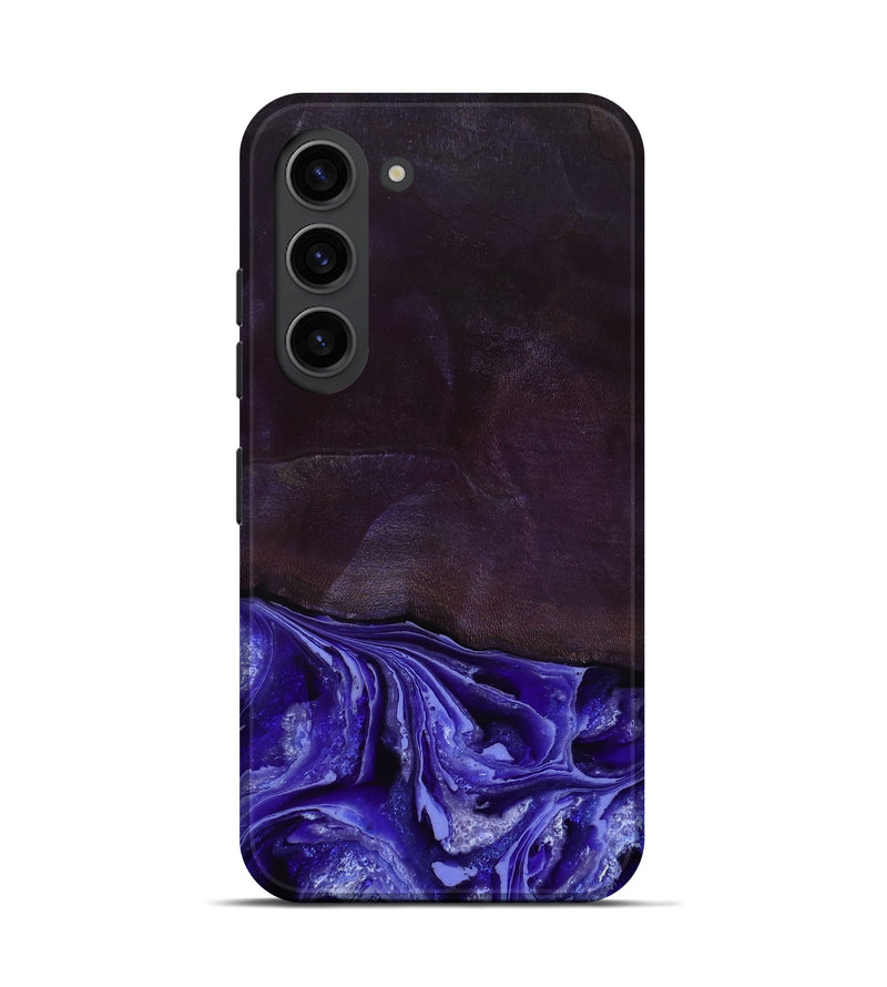 Galaxy S23 Wood Live Edge Phone Case - Colten (Purple, 802067)