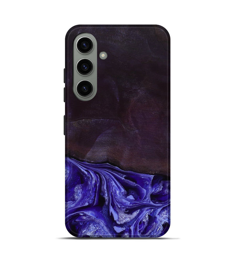 Galaxy S24 Wood Live Edge Phone Case - Colten (Purple, 802067)