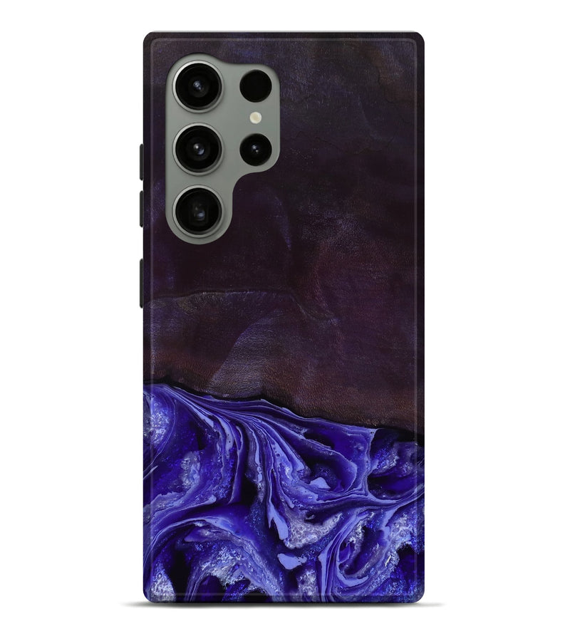 Galaxy S24 Ultra Wood Live Edge Phone Case - Colten (Purple, 802067)