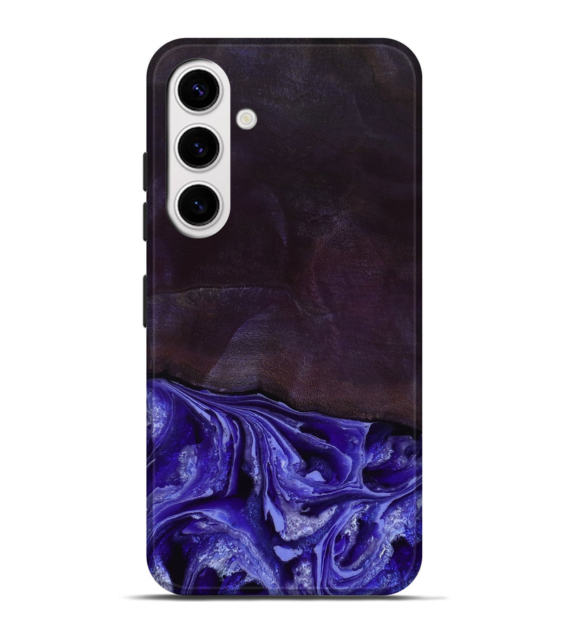 Galaxy S25 Plus Wood Live Edge Phone Case - Colten (Purple, 802067)