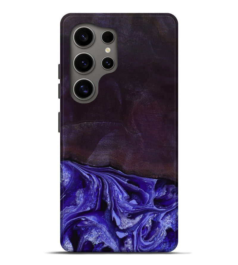 Galaxy S25 Ultra Wood Live Edge Phone Case - Colten (Purple, 802067)