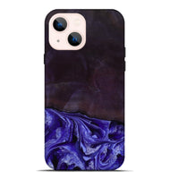 iPhone 14 Plus Wood Live Edge Phone Case - Colten (Purple, 802067)