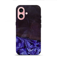 iPhone 16 Wood Live Edge Phone Case - Colten (Purple, 802067)