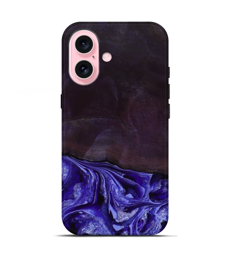 iPhone 17 Wood Live Edge Phone Case - Colten (Purple, 802067)