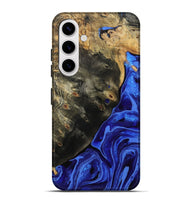 Galaxy S25 Plus Wood Live Edge Phone Case - Melvin (Blue, 802068)