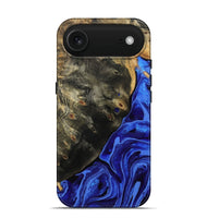 iPhone 17 Air Wood Live Edge Phone Case - Melvin (Blue, 802068)