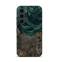 Galaxy S23 Wood Live Edge Phone Case - Josue (Green, 802069)