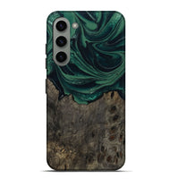 Galaxy S23 Plus Wood Live Edge Phone Case - Josue (Green, 802069)