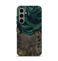 Galaxy S24 Wood Live Edge Phone Case - Josue (Green, 802069)