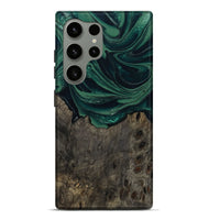 Galaxy S24 Ultra Wood Live Edge Phone Case - Josue (Green, 802069)