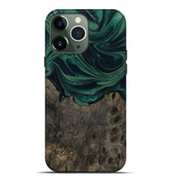 iPhone 13 Pro Max Wood Live Edge Phone Case - Josue (Green, 802069)