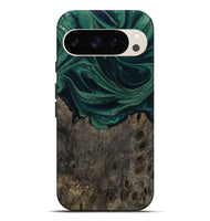 Pixel 10 Pro XL Wood Live Edge Phone Case - Josue (Green, 802069)