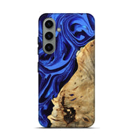 Galaxy S24 Wood Live Edge Phone Case - Karma (Blue, 802070)