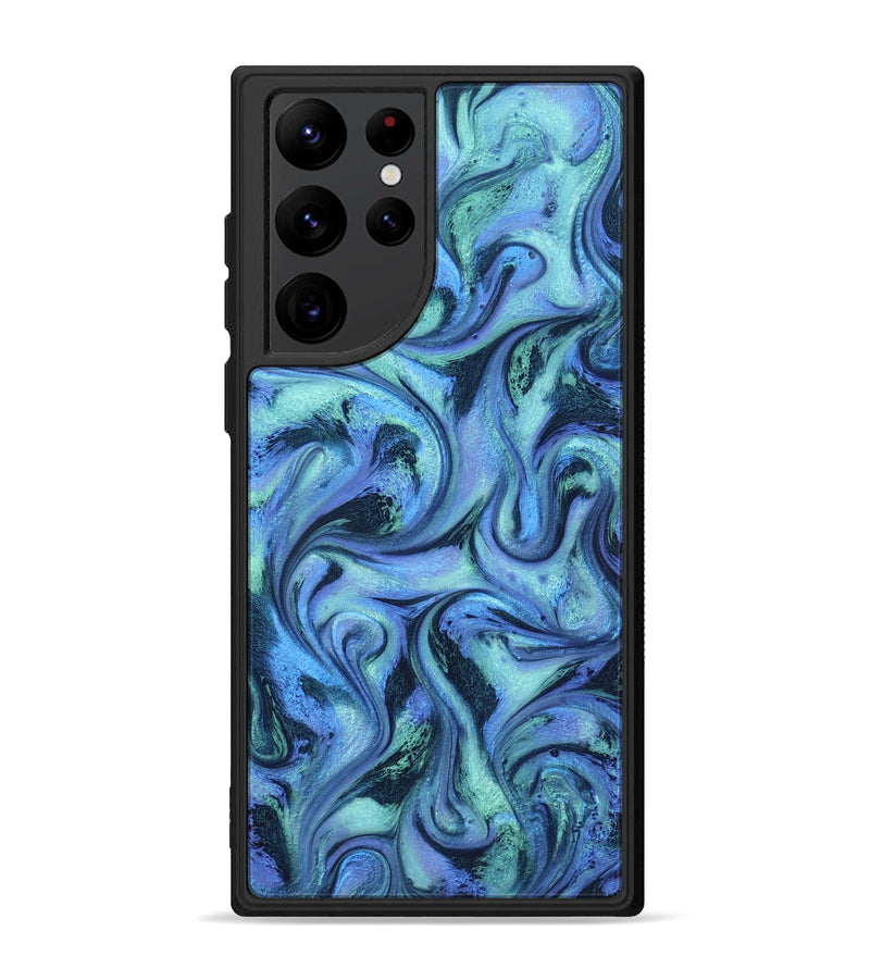 Galaxy S22 Ultra ResinArt Phone Case - Jakayla (Blue, 802071)