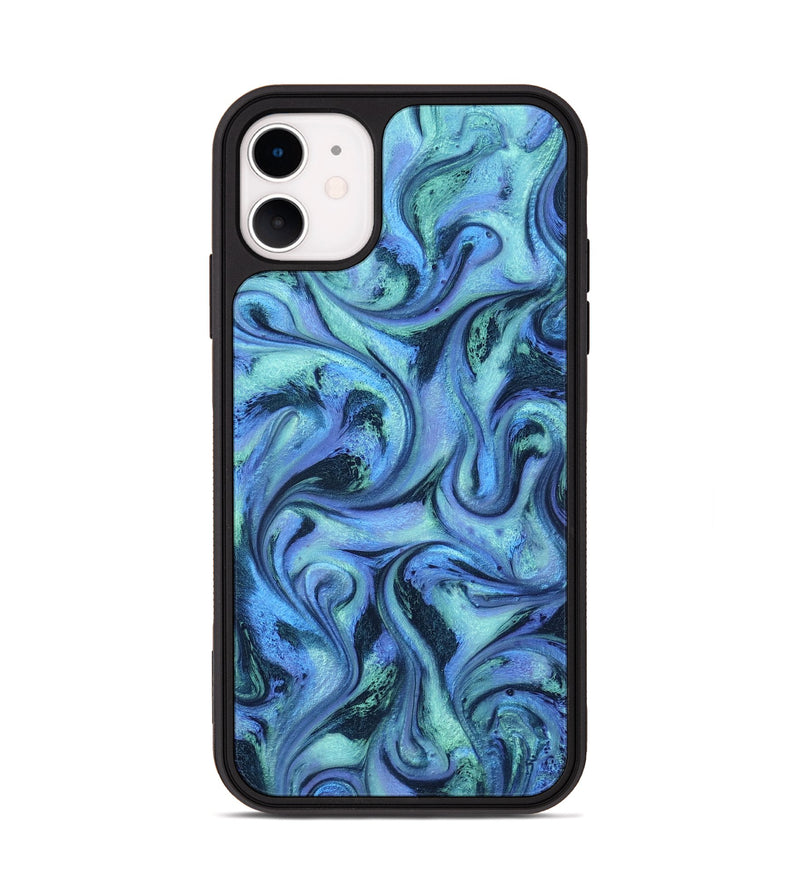 iPhone 11 ResinArt Phone Case - Jakayla (Blue, 802071)