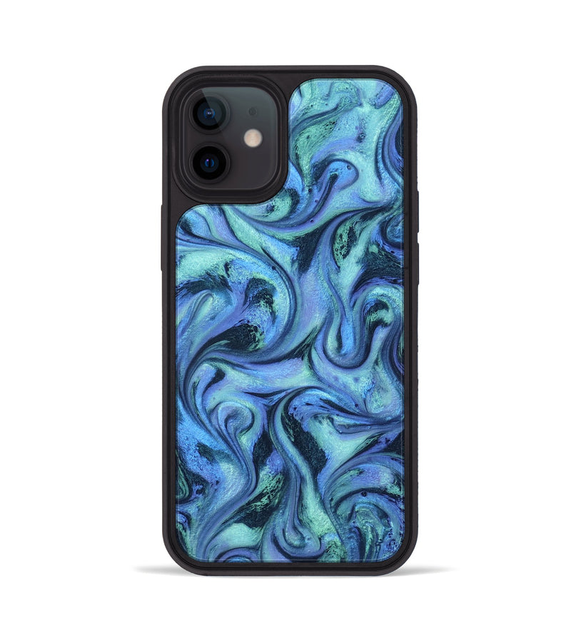 iPhone 12 ResinArt Phone Case - Jakayla (Blue, 802071)