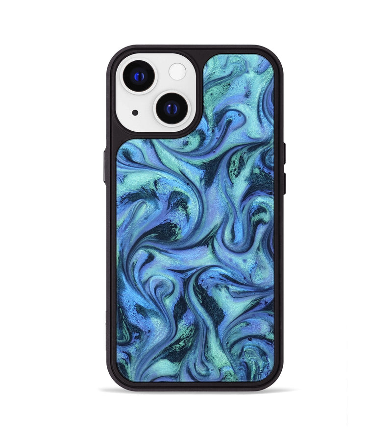 iPhone 13 ResinArt Phone Case - Jakayla (Blue, 802071)